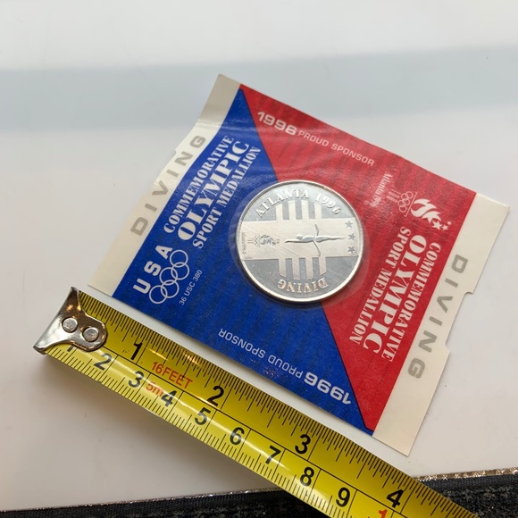 VTG 1996 Olympic Games Atlanta Commemorative Olympic Sport Medallion SEALED! - Picture 10 of 10